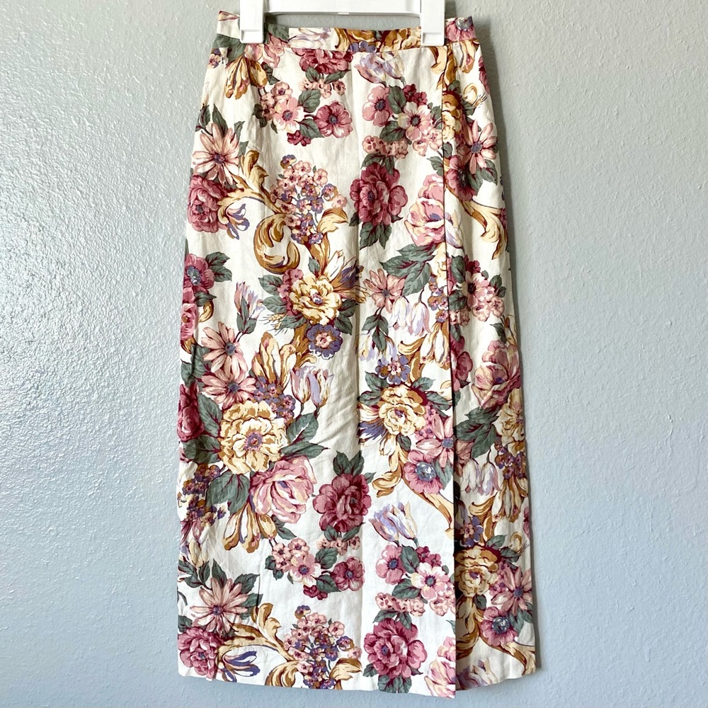 Floral vintage inspired skirt